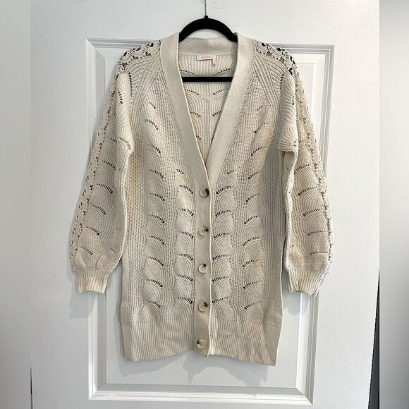 EUC See by Chloe White Ivory Cashmere Blend Sweater Sz. XS - Picture 1 of 6